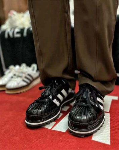 아디다스 x 클랏 슈퍼스타 코어 블랙 클라우드 화이트 IH5953 +반 사이즈큽니다 photo review