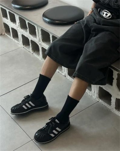 아디다스 x 클랏 슈퍼스타 코어 블랙 클라우드 화이트 IH5953 +반 사이즈큽니다 photo review