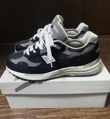 뉴발란스 992 메이드 인 USA 코어 블랙 그레이 U992BK photo review